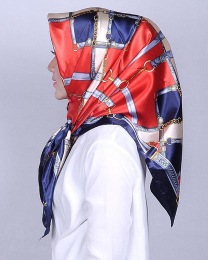 Big Square Fashion Simulation Silk Scarf Women