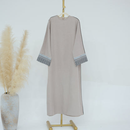 Stitching Series Elegant Robe Dress Dubai