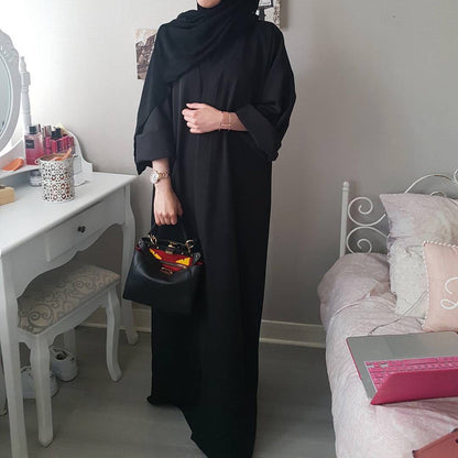Pure Color Spot Middle East Cardigan Robe