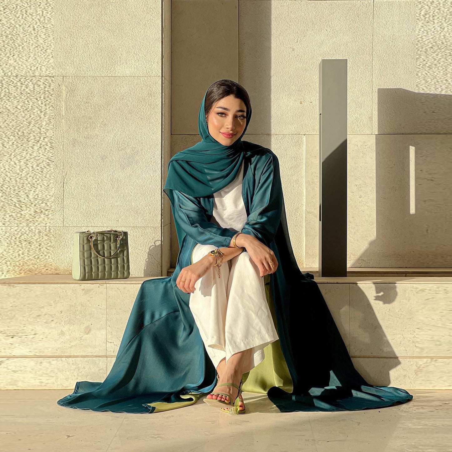 Chiffon Robe Dress Multi-Color Dubai Fashion