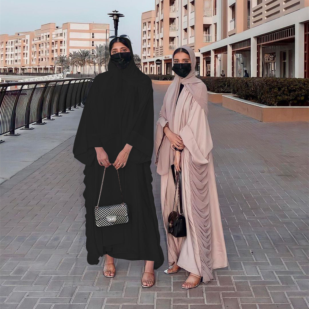 Long Tie Flowy Solid Color Dress Dubai