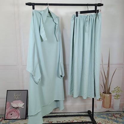 Dubai Robe Dress Suit Two-Piece Women’s Set