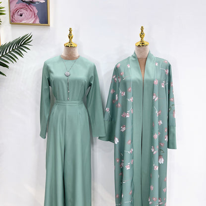 Miss Dubai Solid Color Two-Piece Women Set