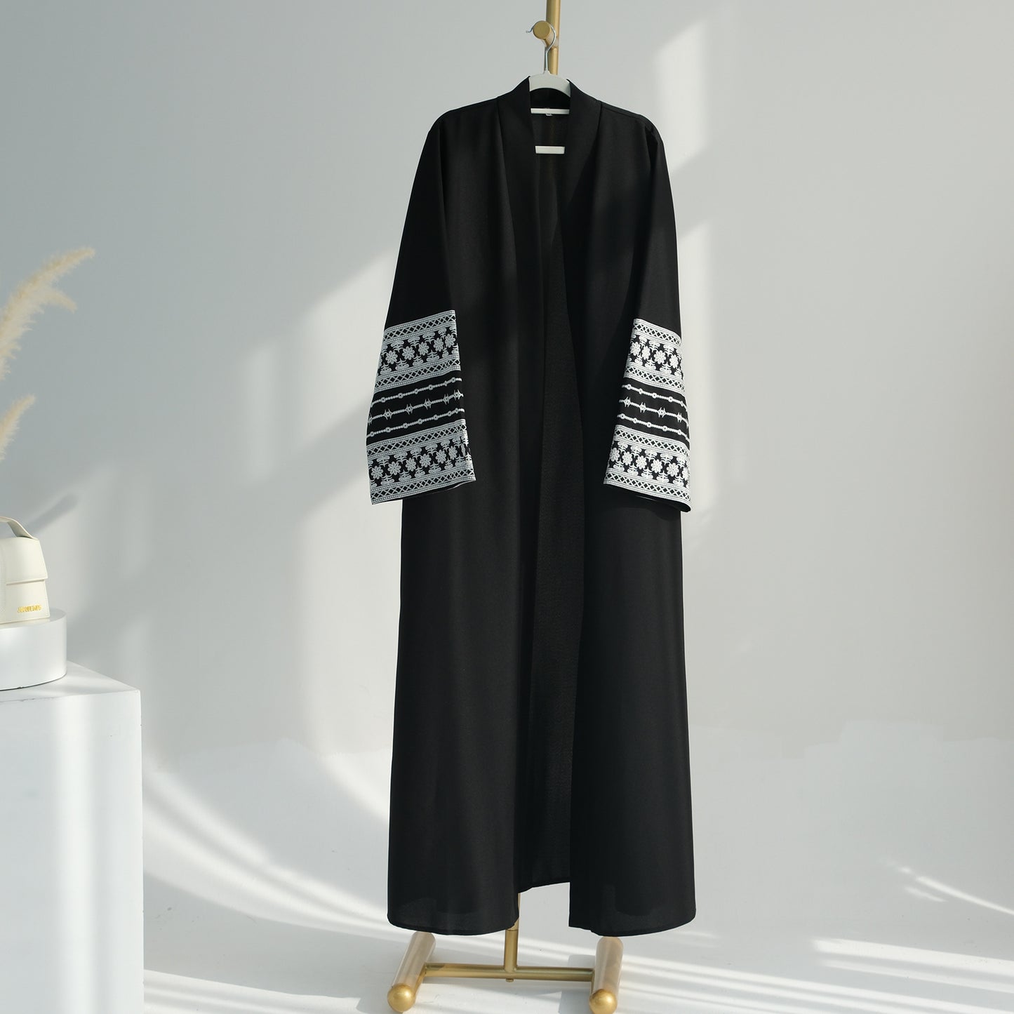 Embroidered Elegant Cardigan Dress Dubai