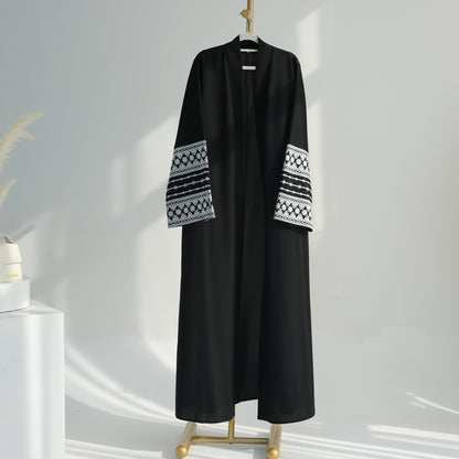 Embroidered Elegant Cardigan Dress Dubai