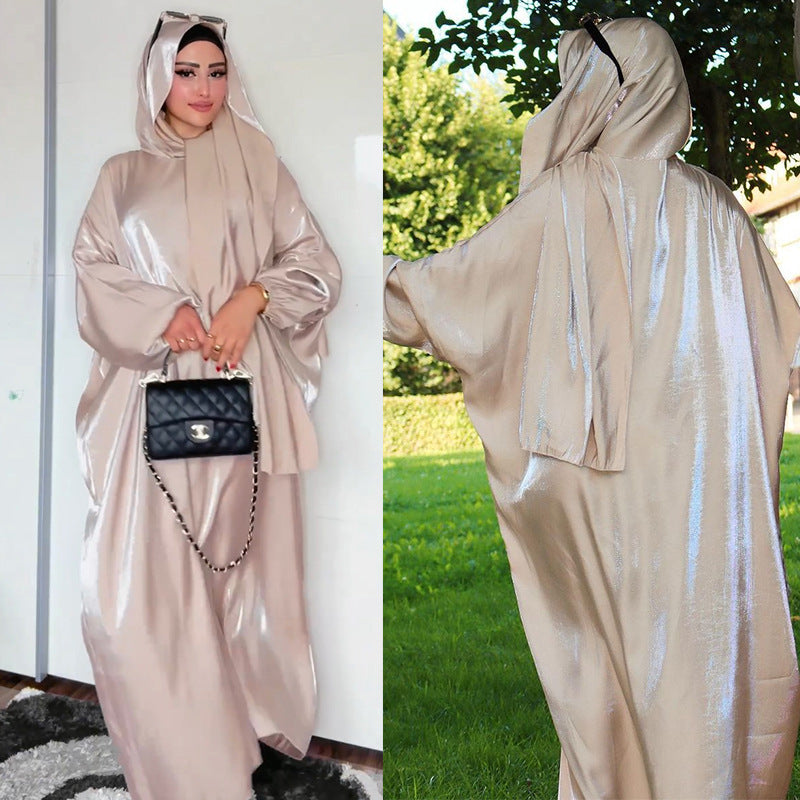 Middle East Robe with Headscarf Dubai Women Set