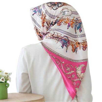 Big Square Fashion Simulation Silk Scarf Women
