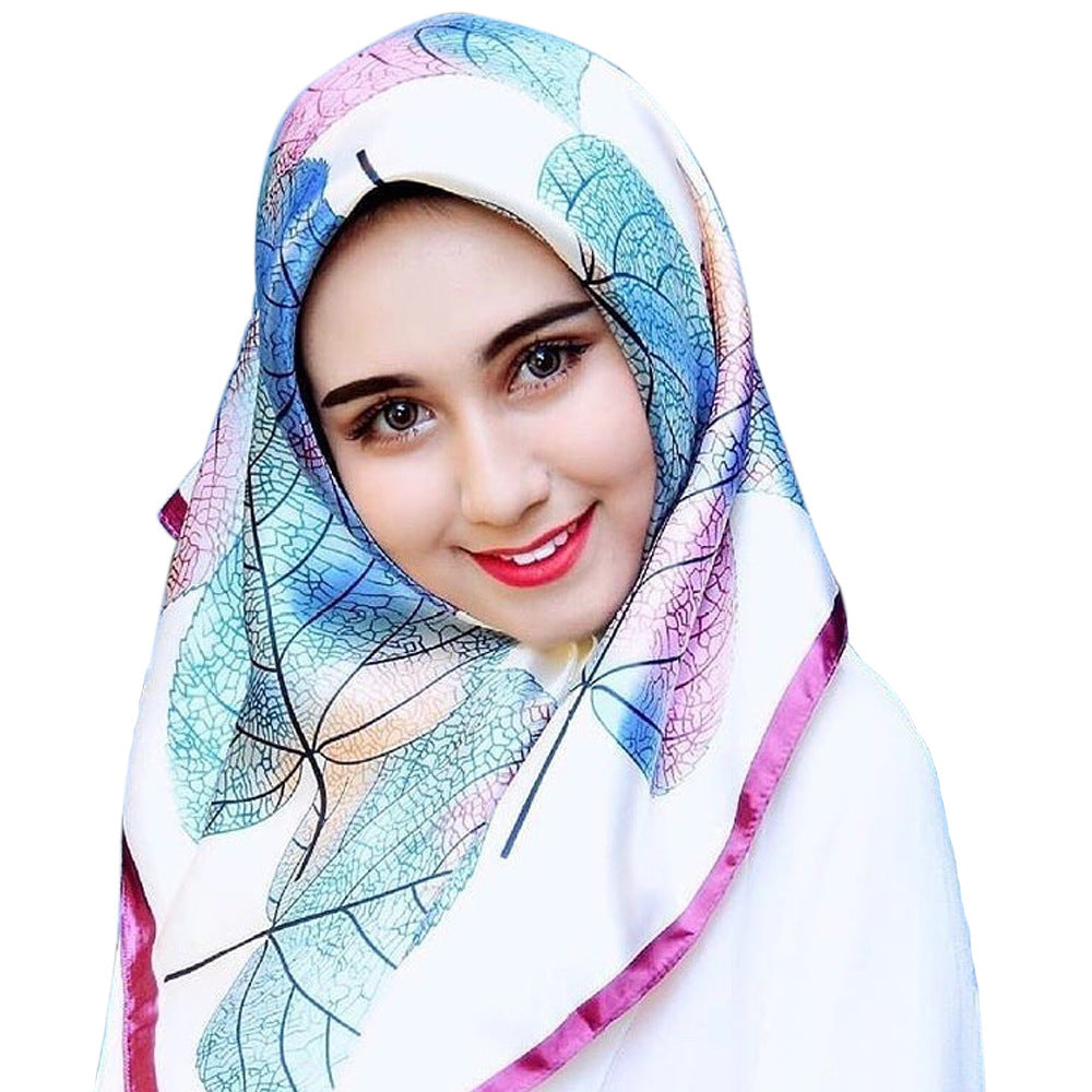 Big Square Fashion Simulation Silk Scarf Women