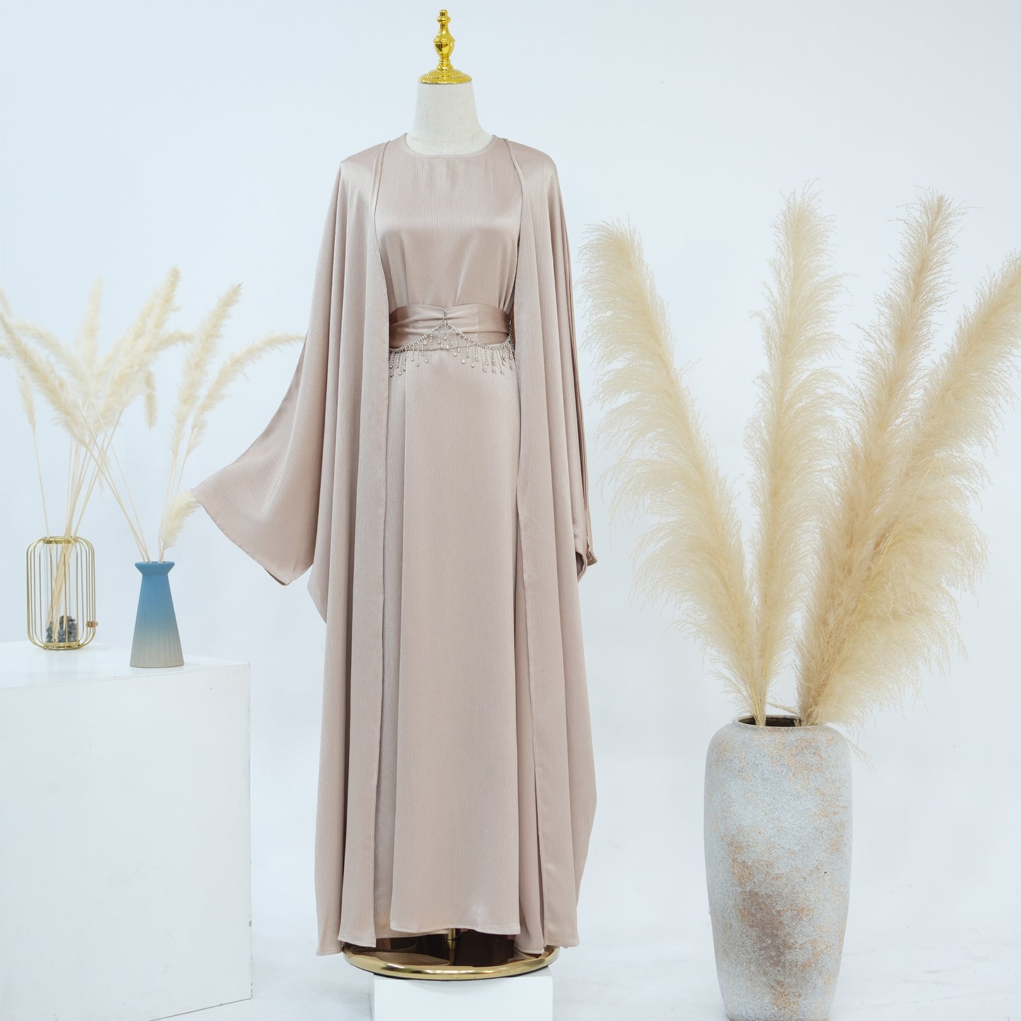 Crystal Chain Dubai Two-Piece Suit for Women