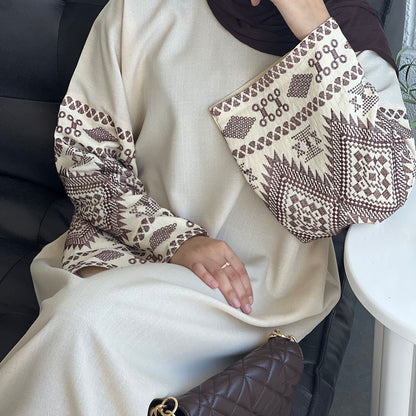 Embroidered Turkish Party Robe Dress Dubai