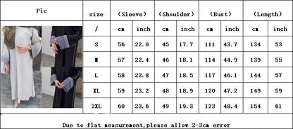 Stitching Series Elegant Robe Dress Dubai