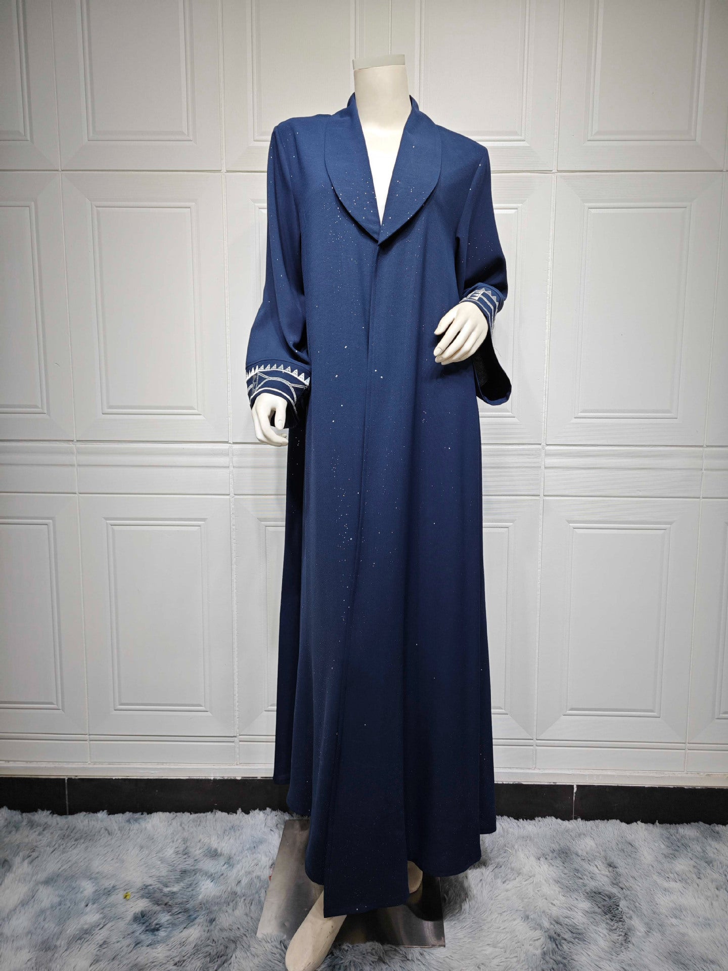 Elegant Modest Women's Arab Abaya Cardigan Robe