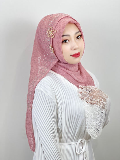 Light Diamond Women’s Baotou Fashion Scarf