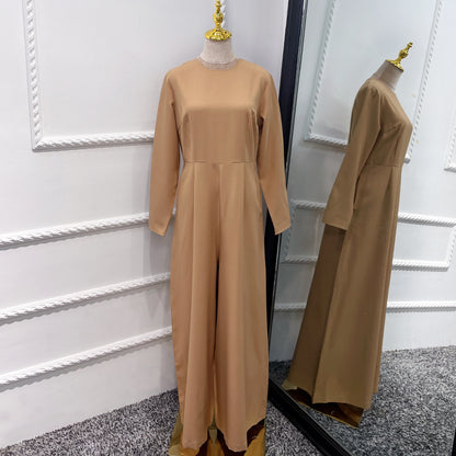 Miss Dubai Solid Color Two-Piece Women Set