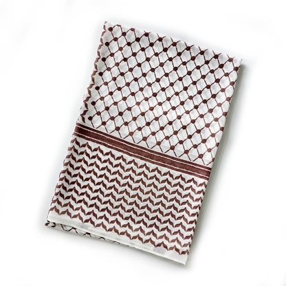 Chiffon Plaid Printed Arabic Style Fashion Scarf