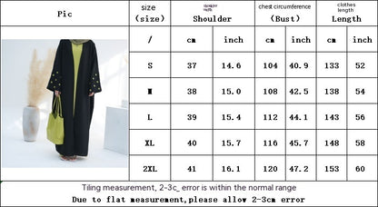 Clover Embroidered Elegant Cardigan Dress