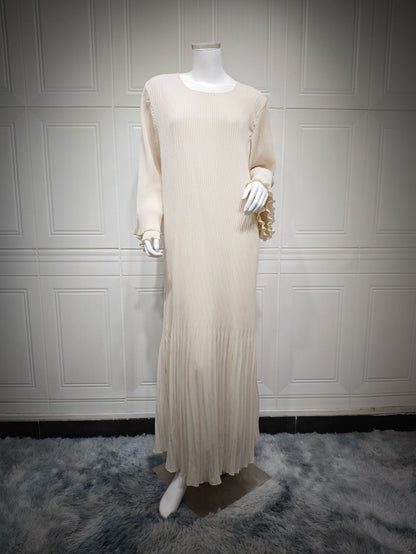 Chiffon Pleated Pullover Dress Dubai
