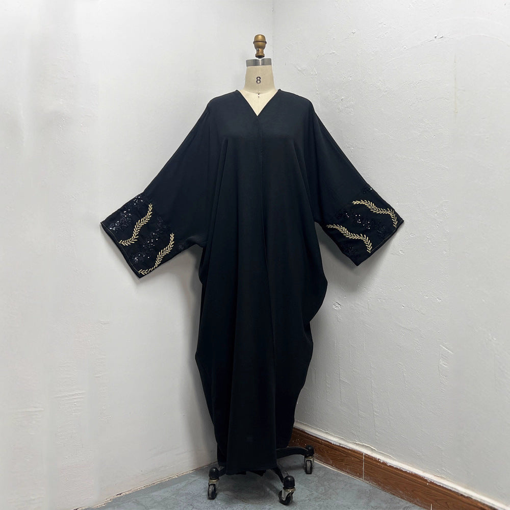 Middle East Dubai Embroidery Robe Fashion Outerwear