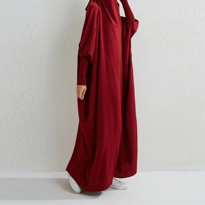 Swing Solid Color Dress Robe Dubai Collection
