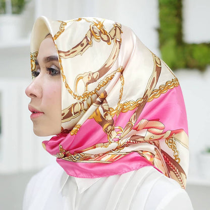 Big Square Fashion Simulation Silk Scarf Women