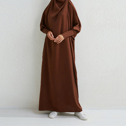 Swing Solid Color Dress Robe Dubai Collection