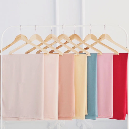 Solid Pearl Chiffon Women’s Fashion Scarf