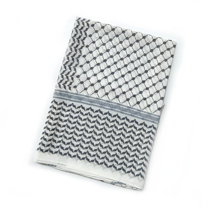 Chiffon Plaid Printed Arabic Style Fashion Scarf