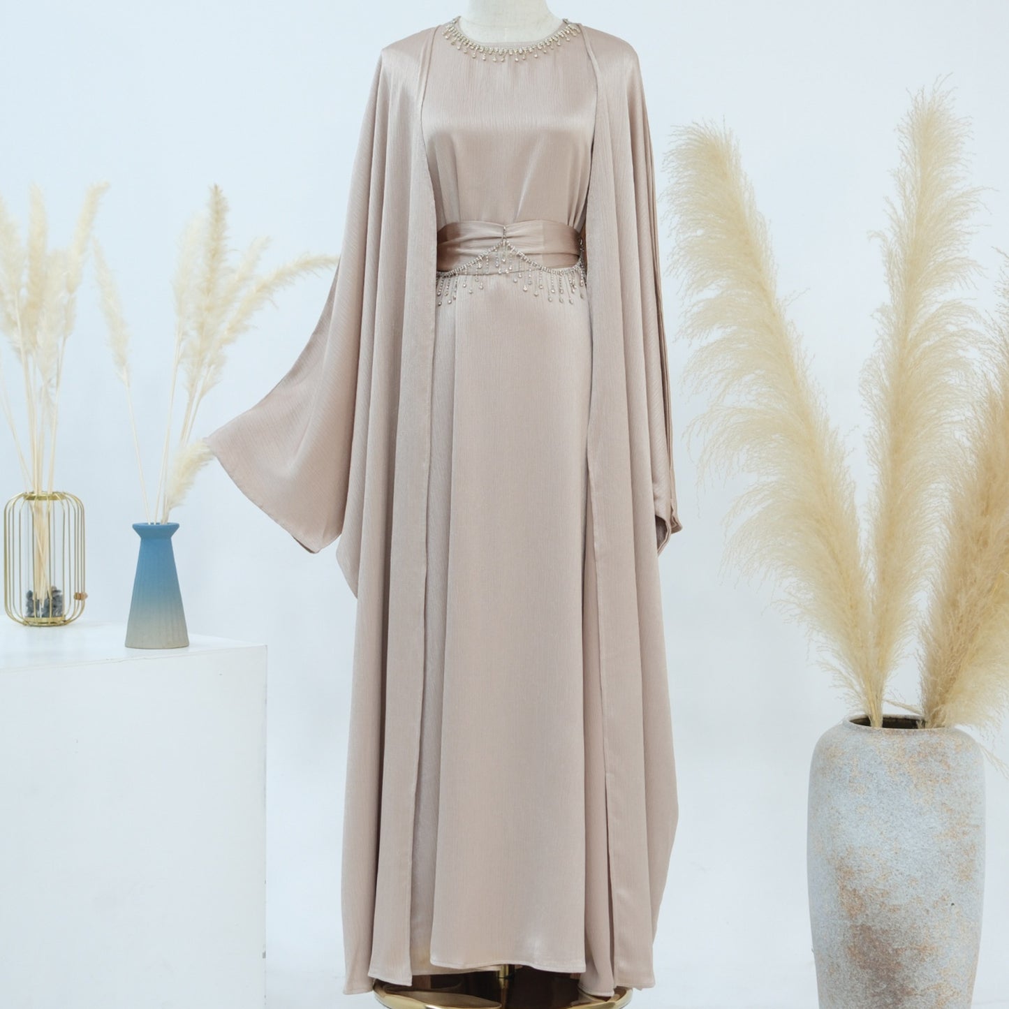 Crystal Chain Dubai Two-Piece Suit for Women