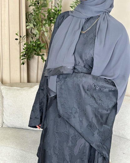Casual Solid Color Dress Dubai Turkey Style