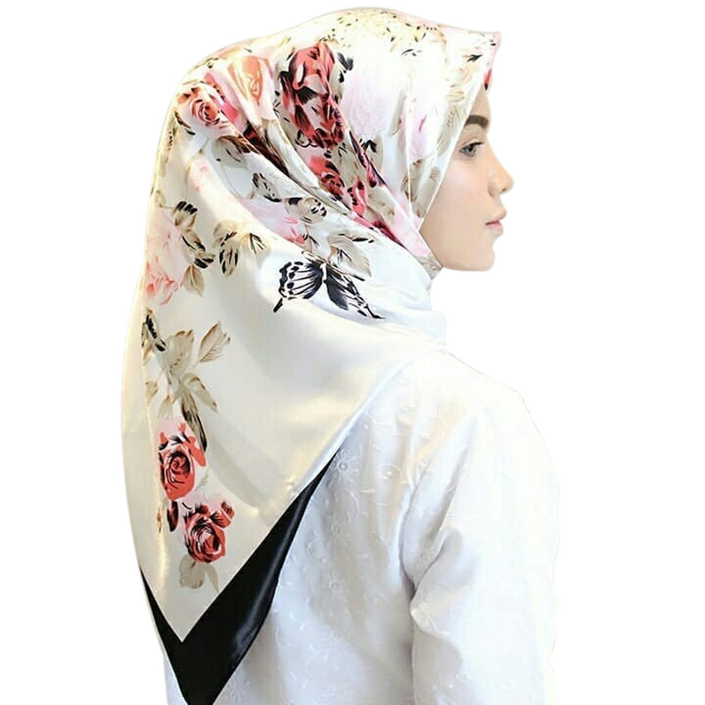 Big Square Fashion Simulation Silk Scarf Women