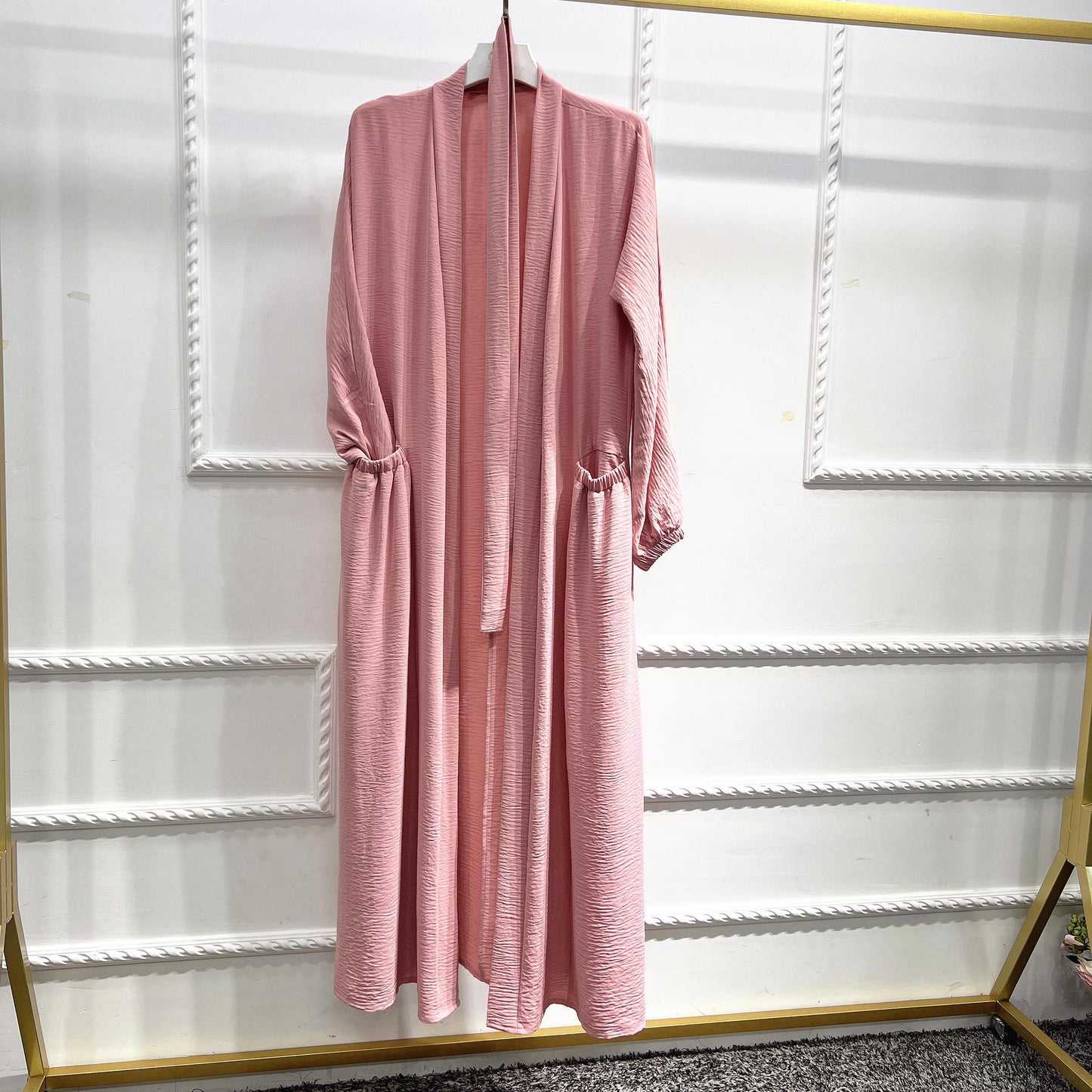 Lace-Up Cardigan Summer Elegant Dubai Dress