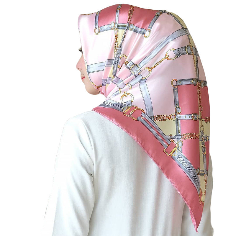 Big Square Fashion Simulation Silk Scarf Women