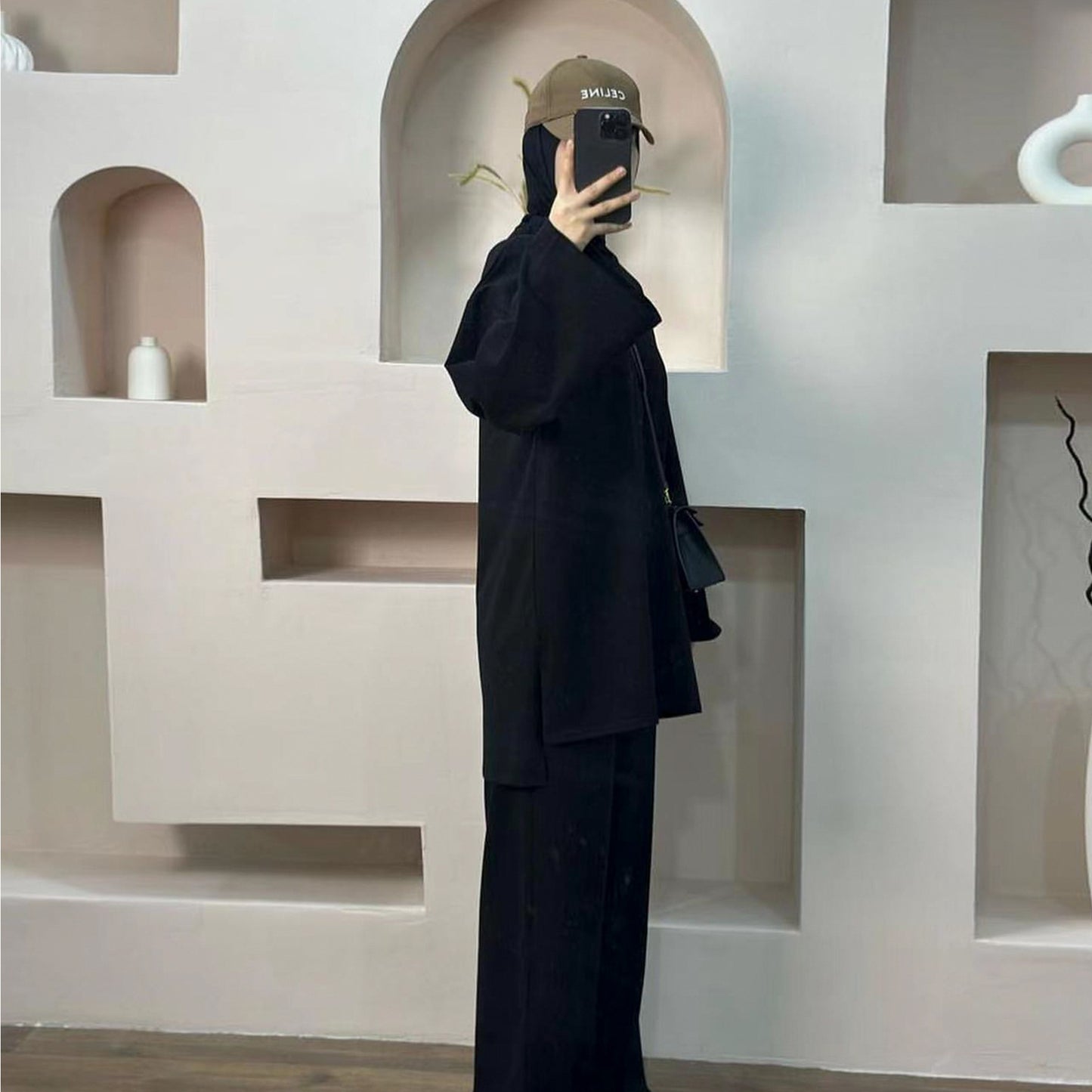 Loose Two-Piece Elegant Dubai Suit for Women