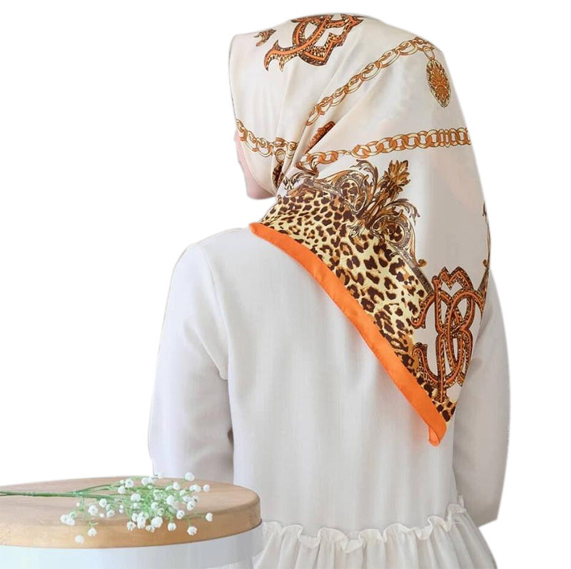 Big Square Fashion Simulation Silk Scarf Women