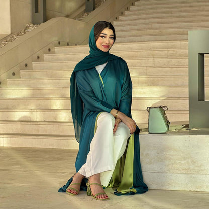 Chiffon Robe Dress Multi-Color Dubai Fashion