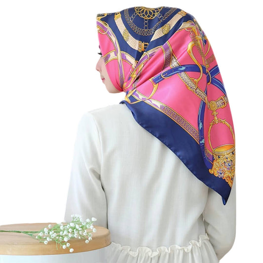 Big Square Fashion Simulation Silk Scarf Women