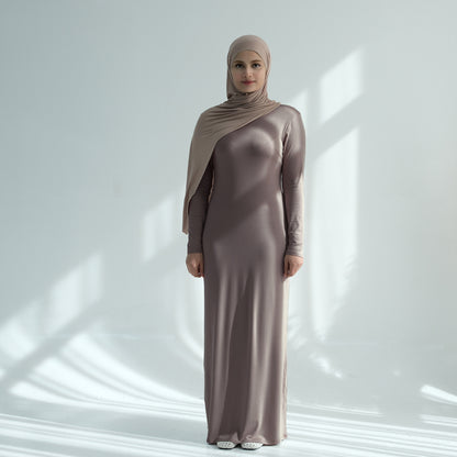 Modal Cotton Solid Color Dress For Women