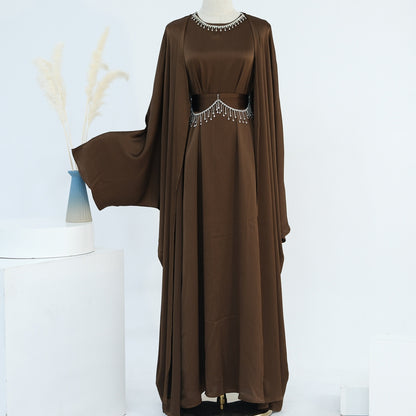 Crystal Chain Dubai Two-Piece Suit for Women
