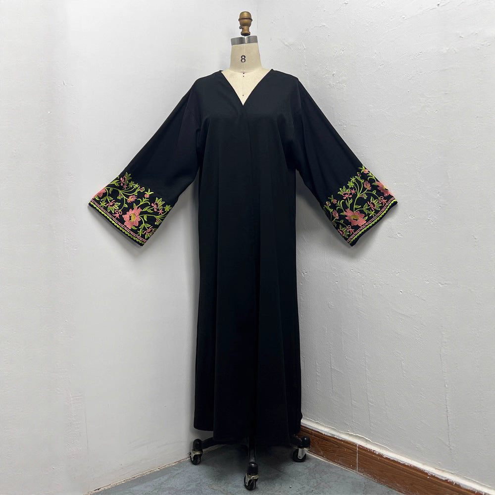 Women Embroidered Robe Outerwear Dubai Wear