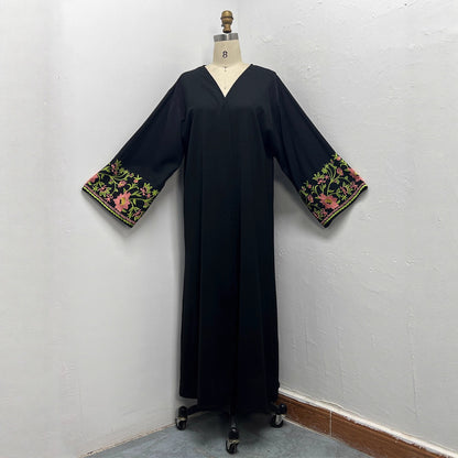 Women Embroidered Robe Outerwear Dubai Wear