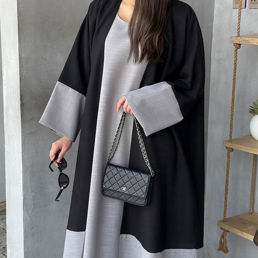 Stitching Elegant Turkish Robe Dress Dubai