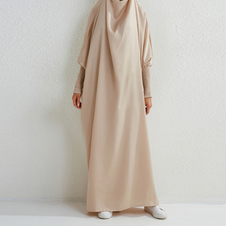 Swing Solid Color Dress Robe Dubai Collection