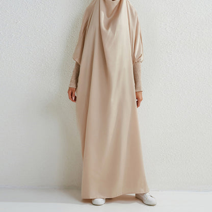 Swing Solid Color Dress Robe Dubai Collection