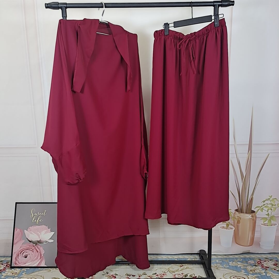 Dubai Robe Dress Suit Two-Piece Women’s Set