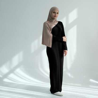 Modal Cotton Solid Color Dress For Women
