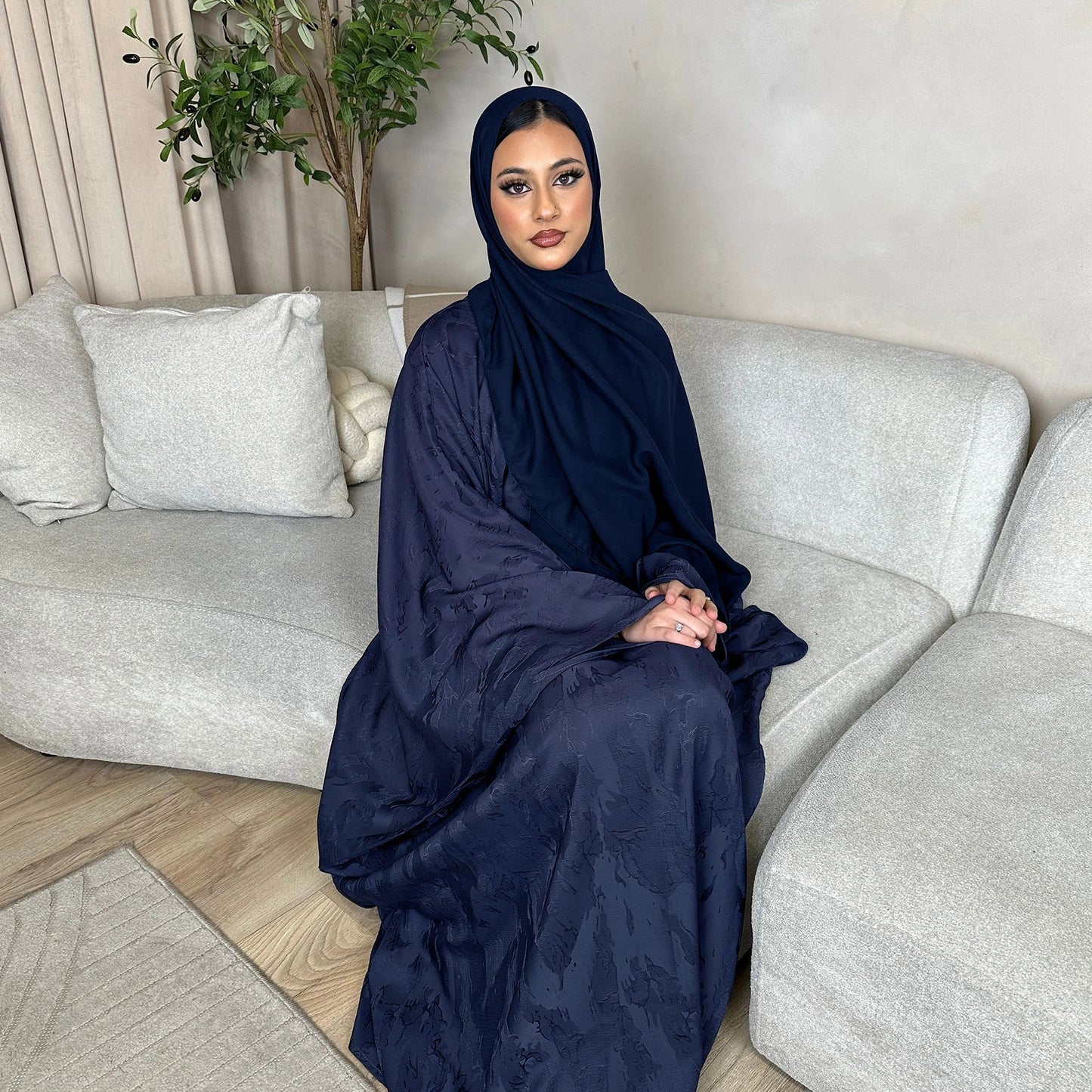 Casual Solid Color Dress Dubai Turkey Style