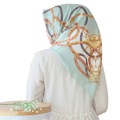 Big Square Fashion Simulation Silk Scarf Women