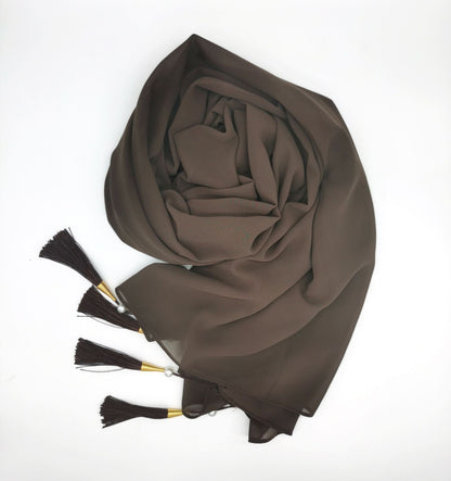 Tassel Corner Lightweight Fashion Scarf Women