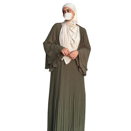 Chiffon Pleated Pullover Dress Dubai