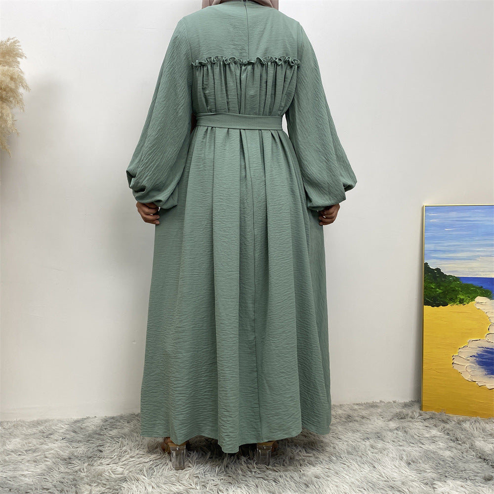 Loose Sleeve Side Pocket Long Dress Dubai